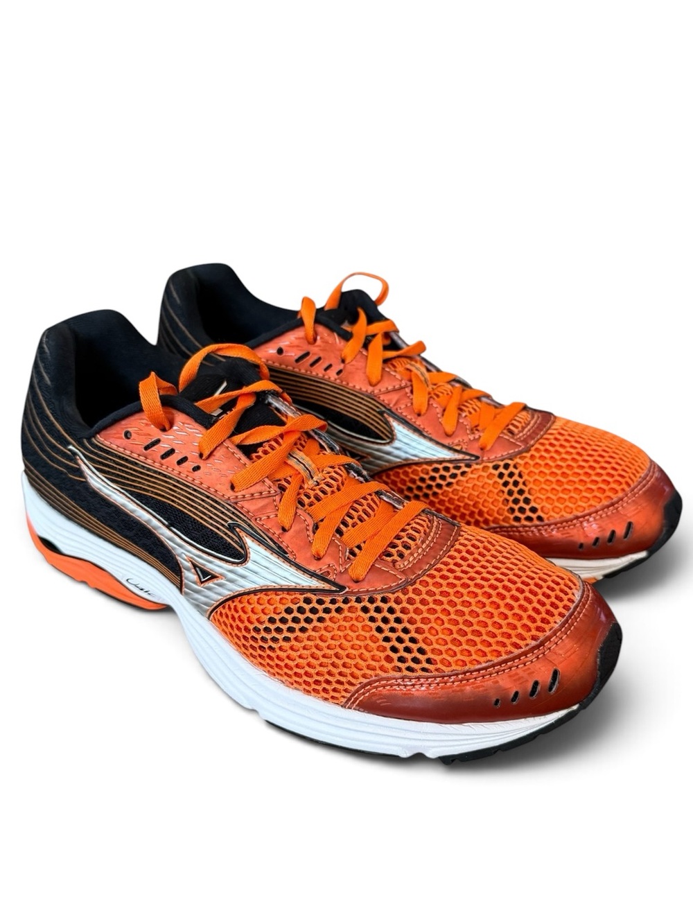 Mizuno Wave Sayonara 3 Mens 9M Orange Mesh Running Shoes Lightweight Athletic